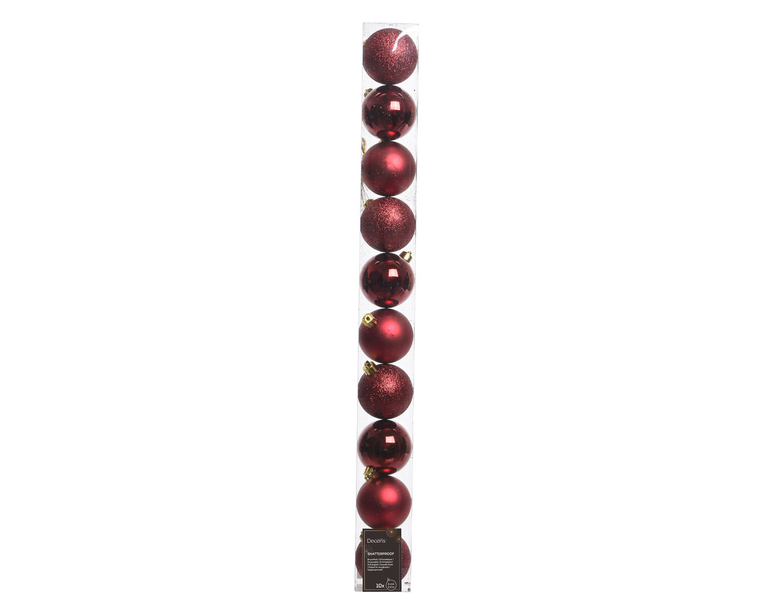Beaded Ornament in Wide Range of Colors Oxblood Red