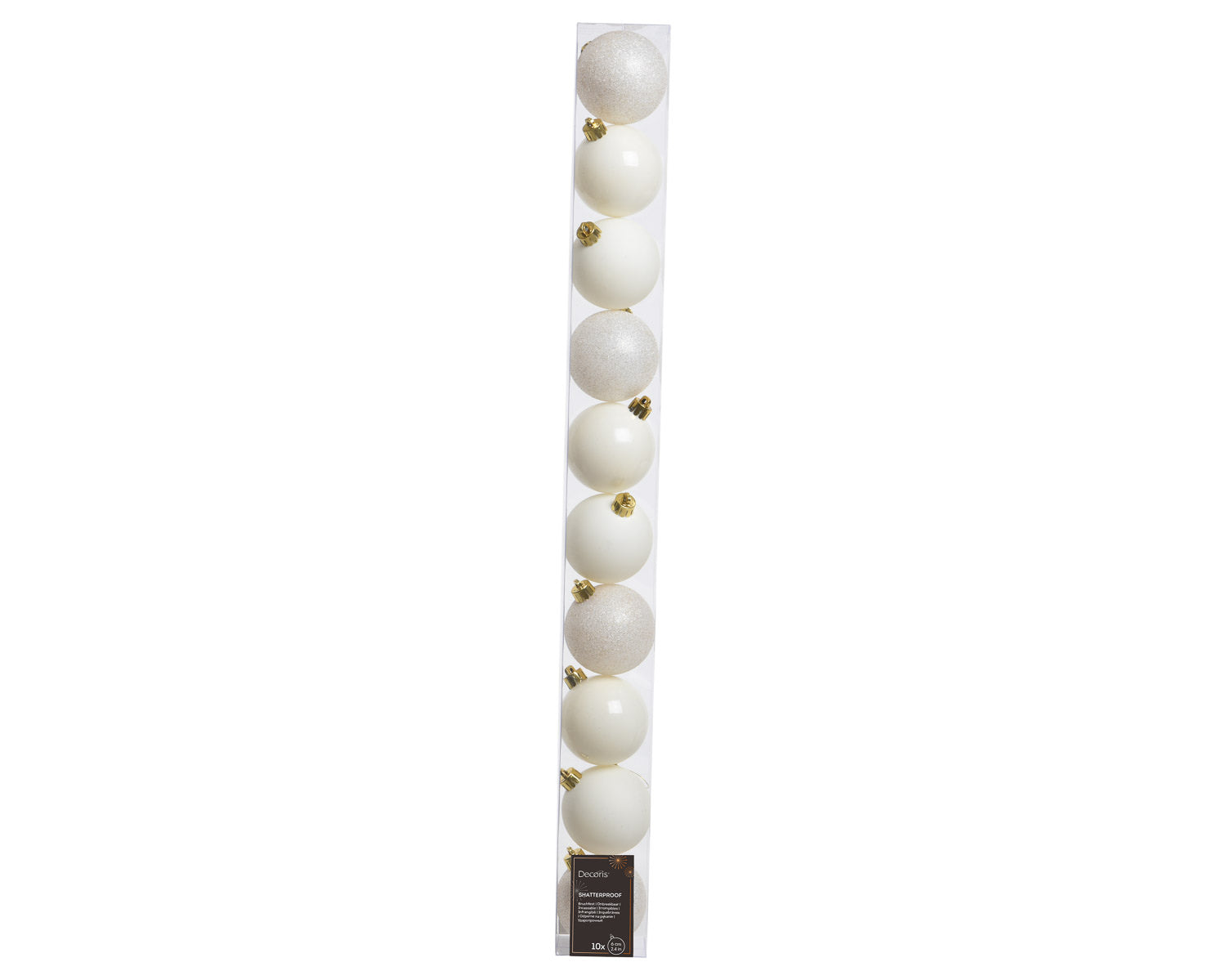 Beaded Ornament in Wide Range of Colors White Iris