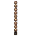 Beaded Ornament in Wide Range of Colors Ginger Brown