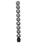 Beaded Ornament in Wide Range of Colors Titanium Silver