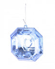 Hexagonal Jewel Ornament Blue
