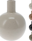 Ceramic Sculpted Ball Bud Vases