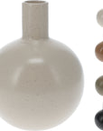 Ceramic Sculpted Ball Bud Vases Large