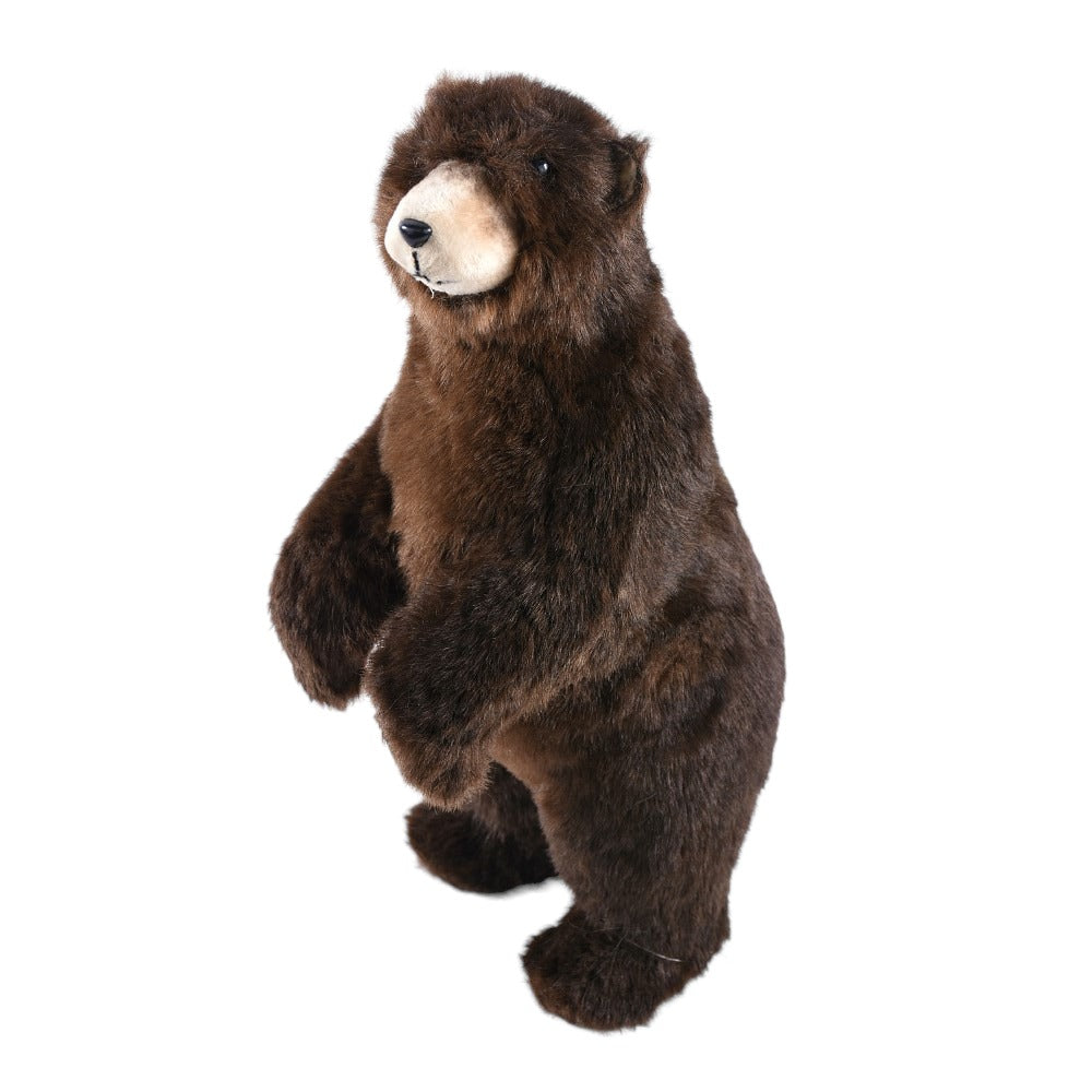 Fuzzy Brown Bear 19"x10"
