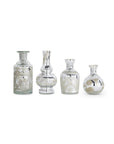 Mini Silver Mercury-Glass Bud Vases