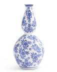Delft-Inspired Porcelain Bud Vases