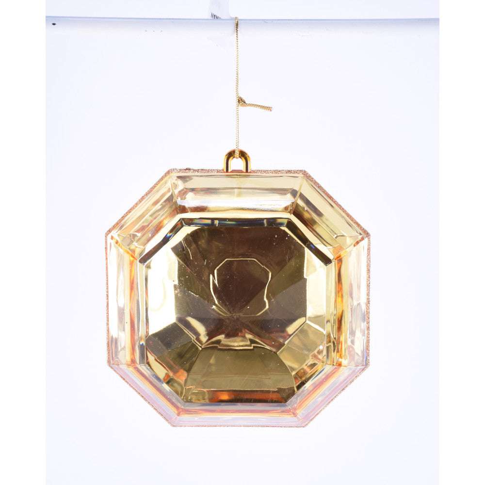 Hexagonal Jewel Ornament Gold