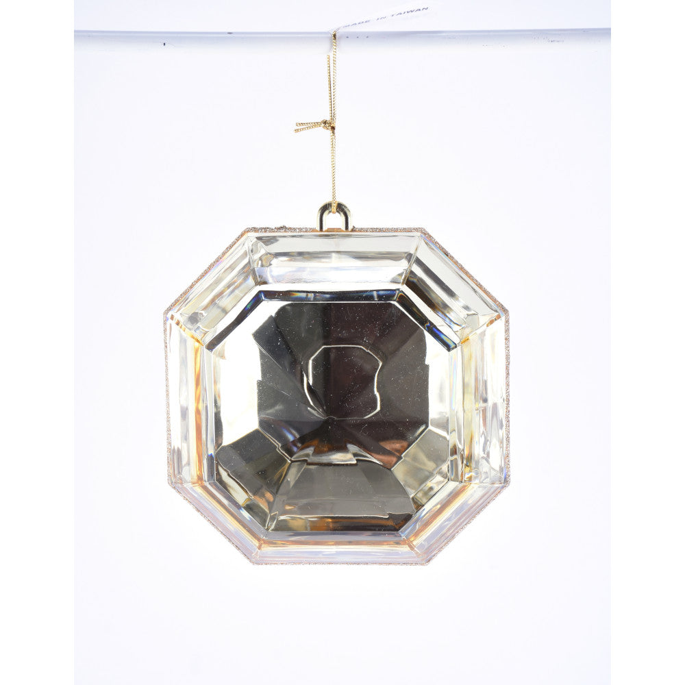 Hexagonal Jewel Ornament Champagne