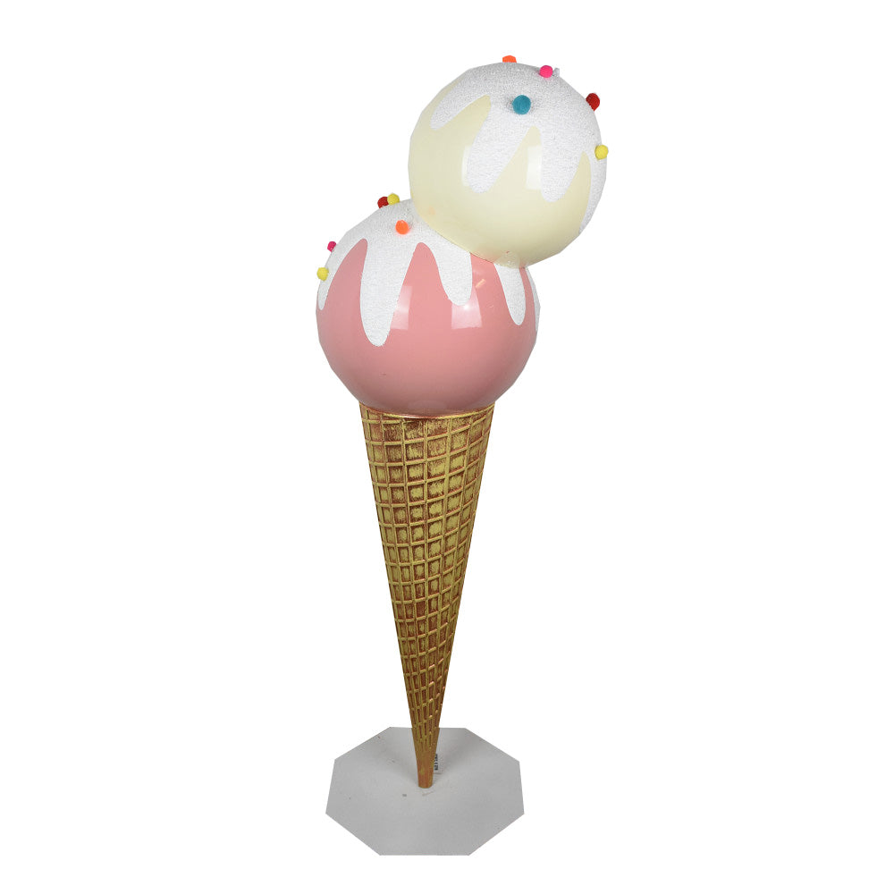 Ice Cream Cone Display Pink