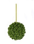 Green Berry Ball Ornament 4"