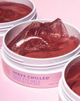 Served Chilled Rose Eye Gels