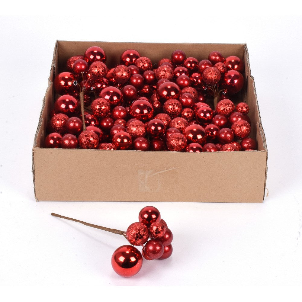 Shiny Red Ball Pick Assortment