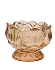 Art Deco-Inspired Tea Light Holder Pink