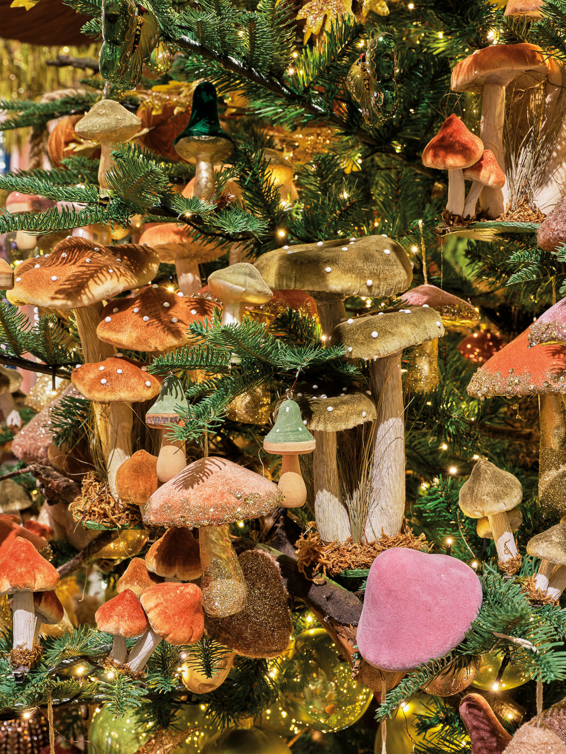 Mushroom Bunch Ornament