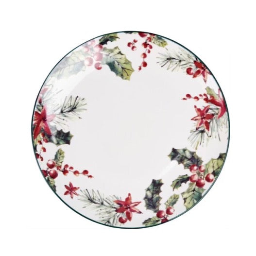 Holiday Holly Plates