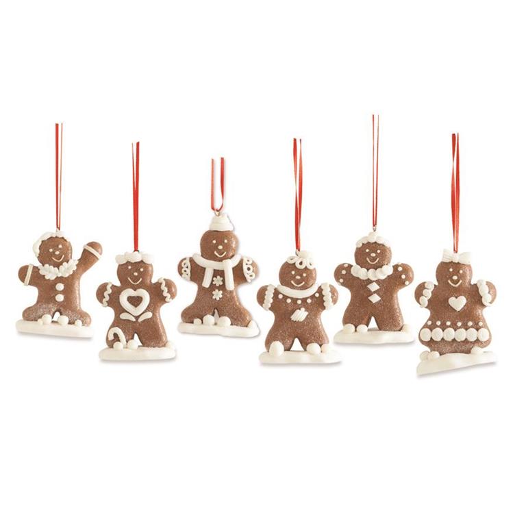 Assorted Gingerbread Cookie Ornaments