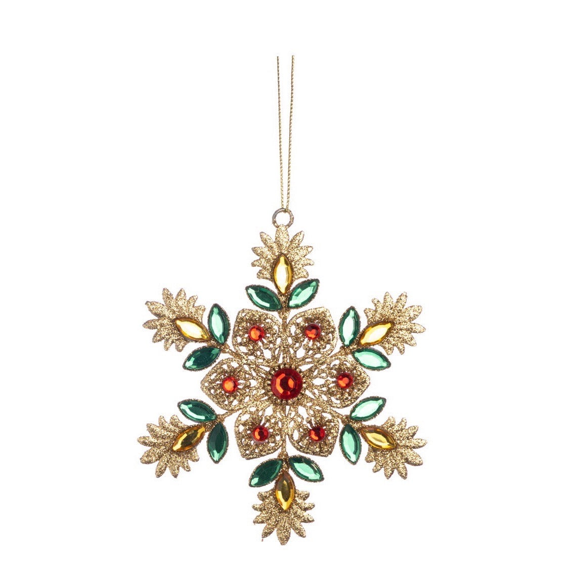Six-Pointed Snowflake Ornament Right
