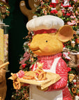 Holiday Host Mouse Statue