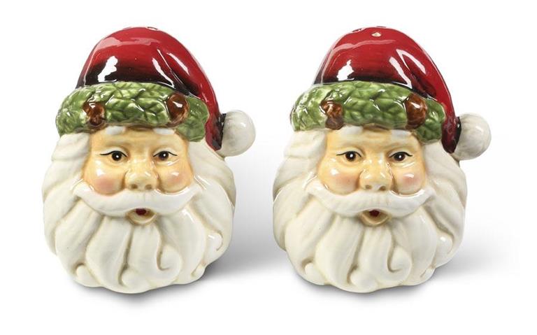 Santa Salt And Pepper Shakers