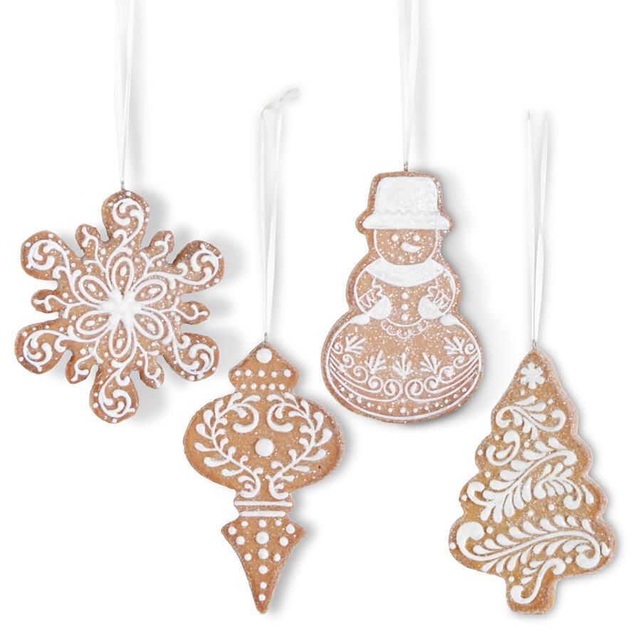 Frosted Gingerbread Ornaments