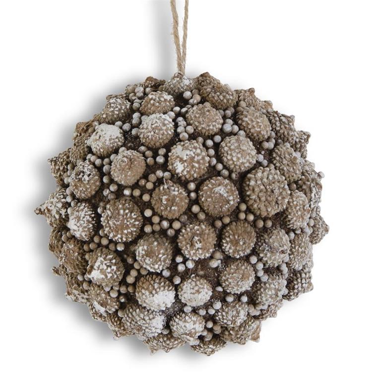 Brown Acorn Cap Ornament 5.5"