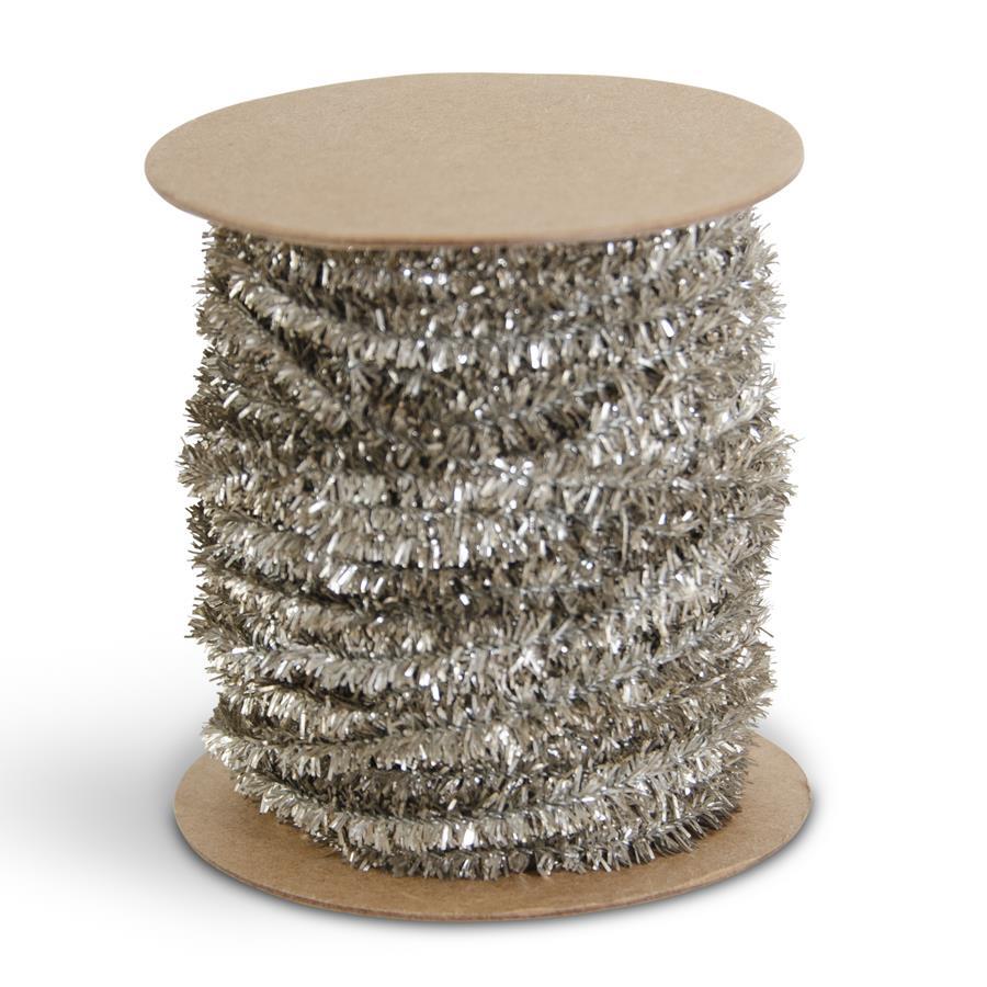 Silver Tinsel Garland