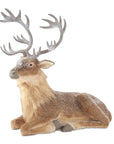 Sitting Reindeer Figurine