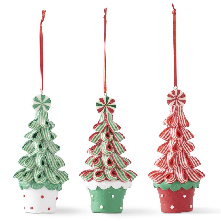 Striped Candy Tree Ornament