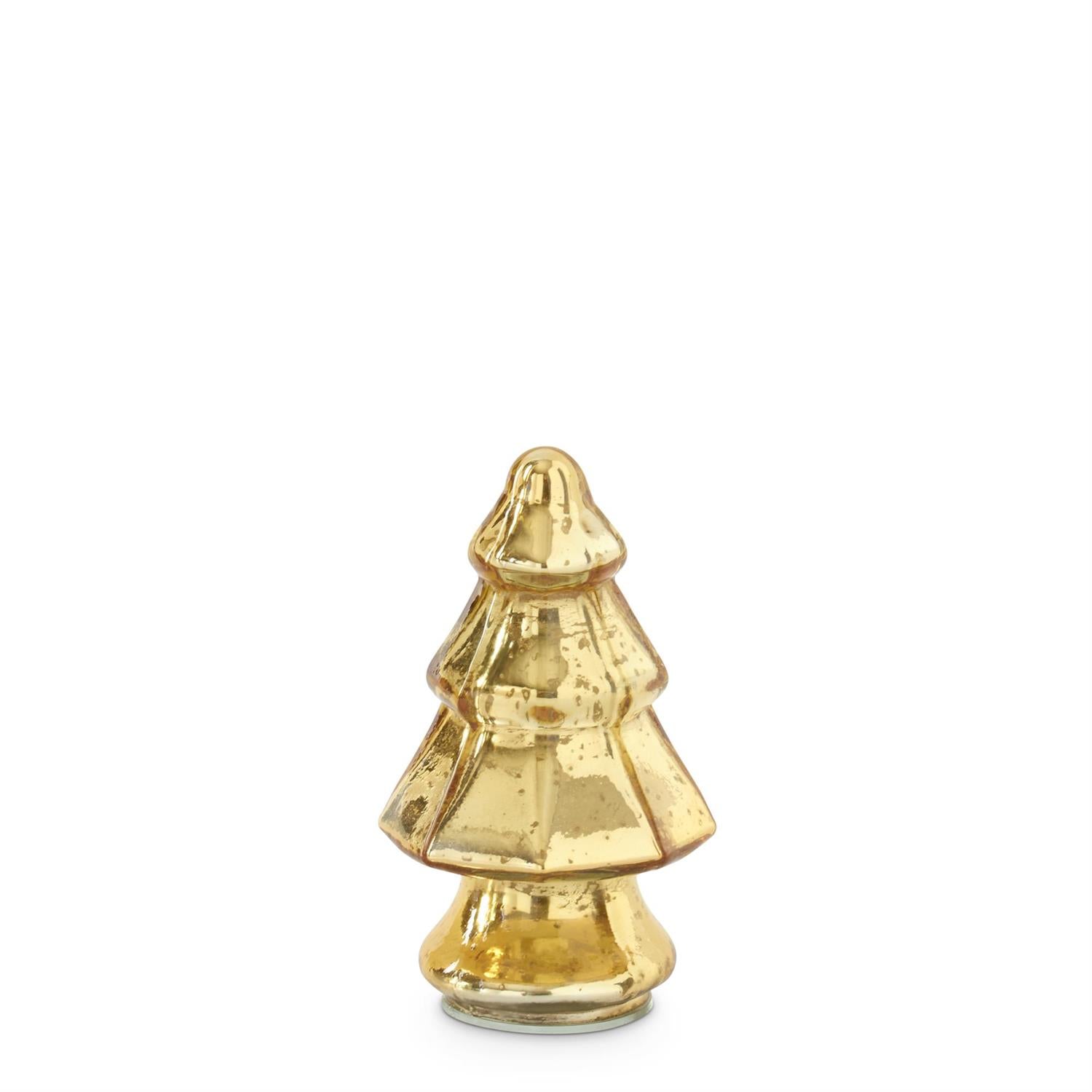 Mini Assorted Mercury Glass Trees Three-Tiered