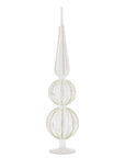 Jeweled Clear Glass Finial Trees 25"
