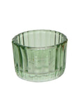Short Tea Light Holders in Holiday Colors Green