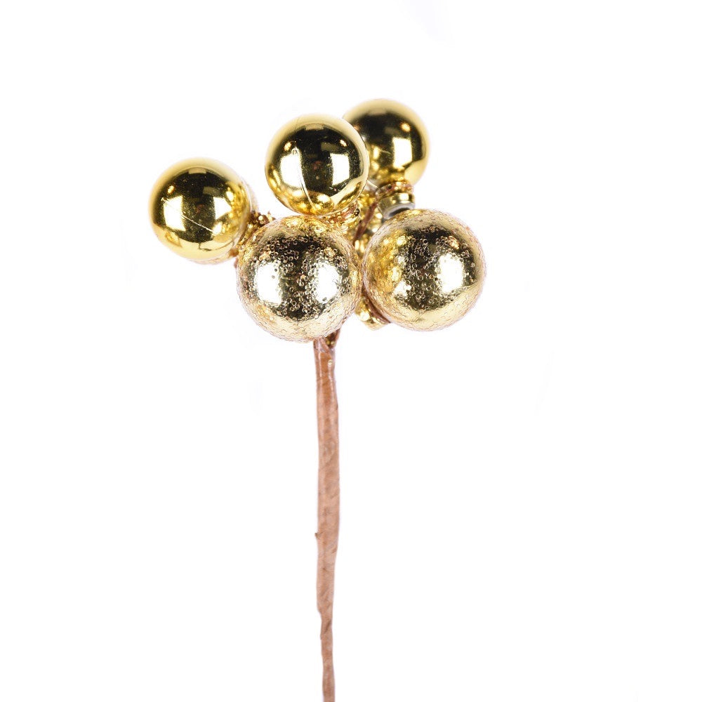 Gold Cluster Ball Pick