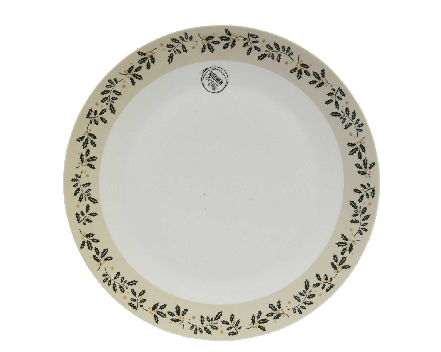 Holly Leaf Plates Dinner