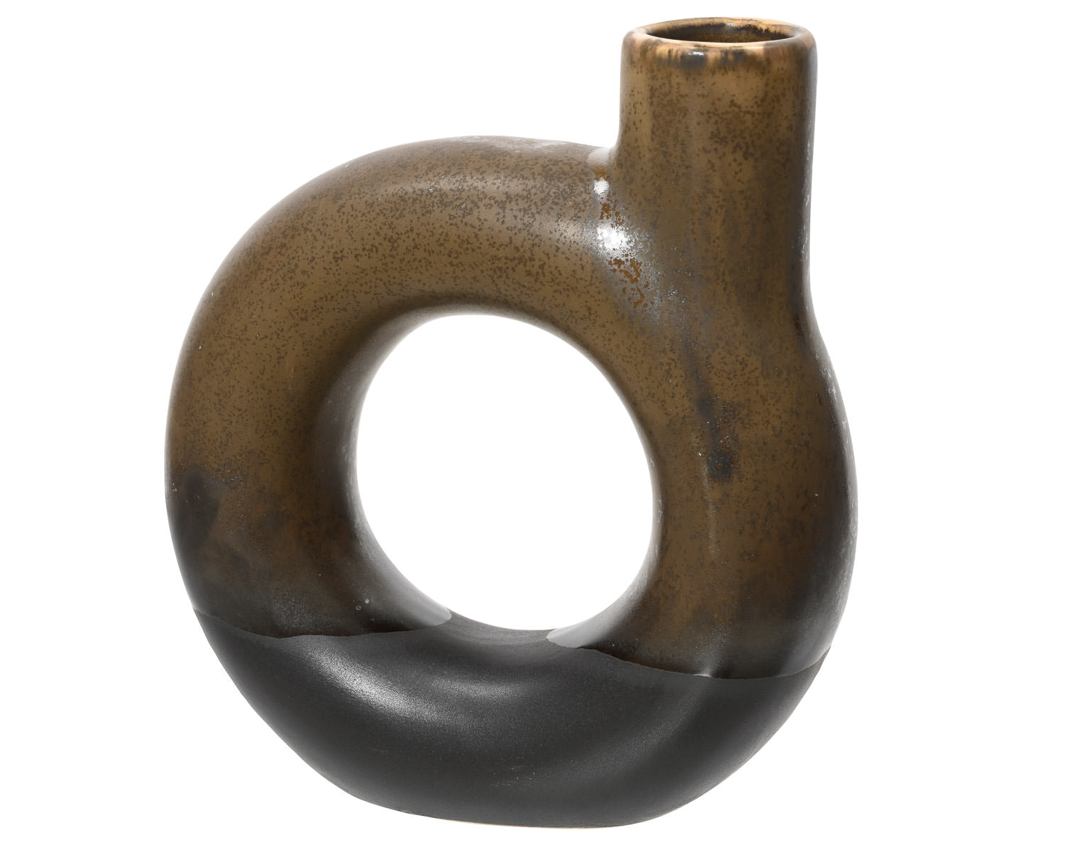 Circular Modern Ceramic Bud Vase