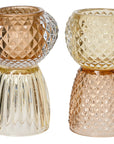 Reversible Crystal Cut Tea Light Holder