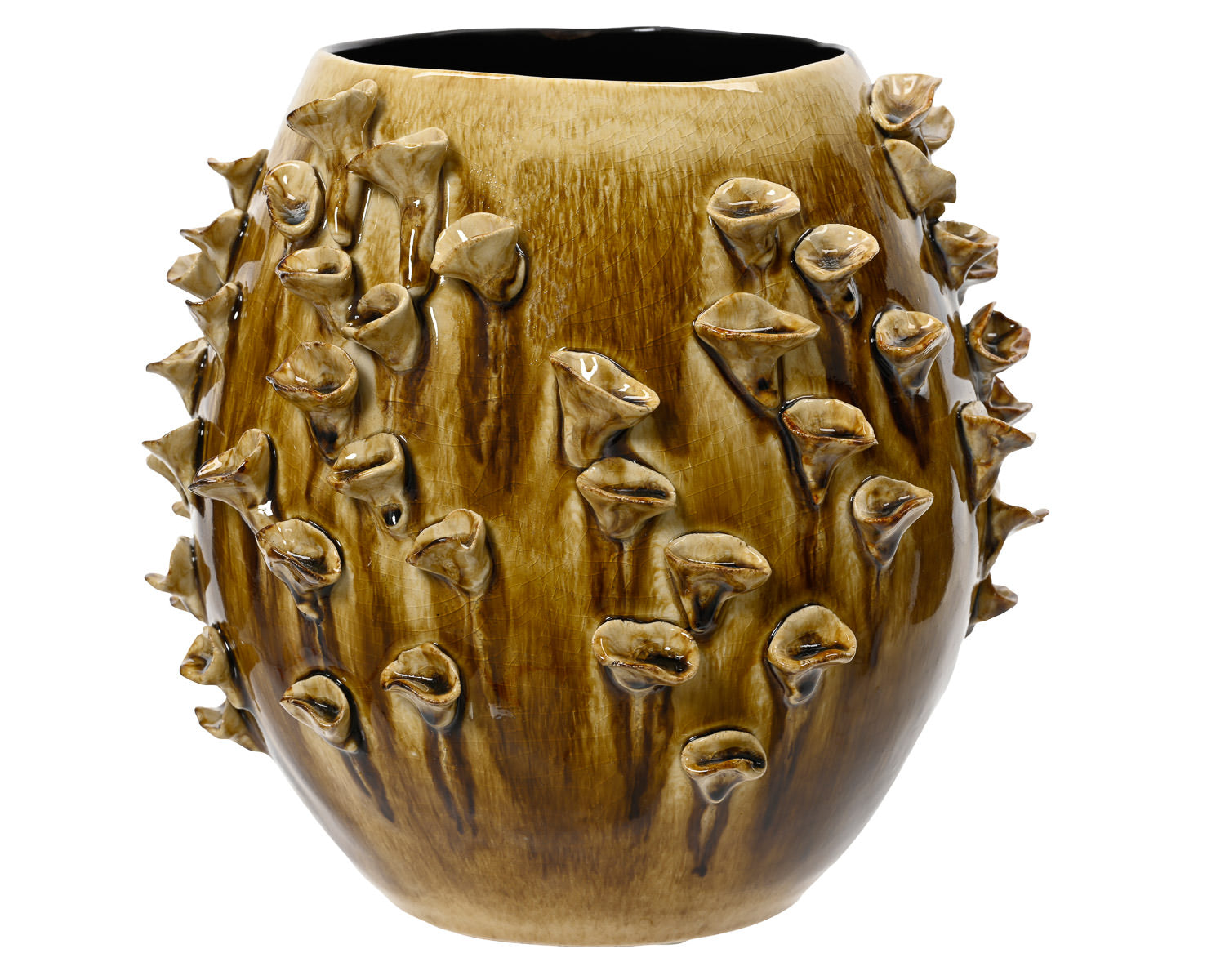 Stoneware Mushroom Vase Vase