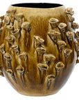 Stoneware Mushroom Vase Vase