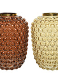 Warm-Tone Bubble Vases