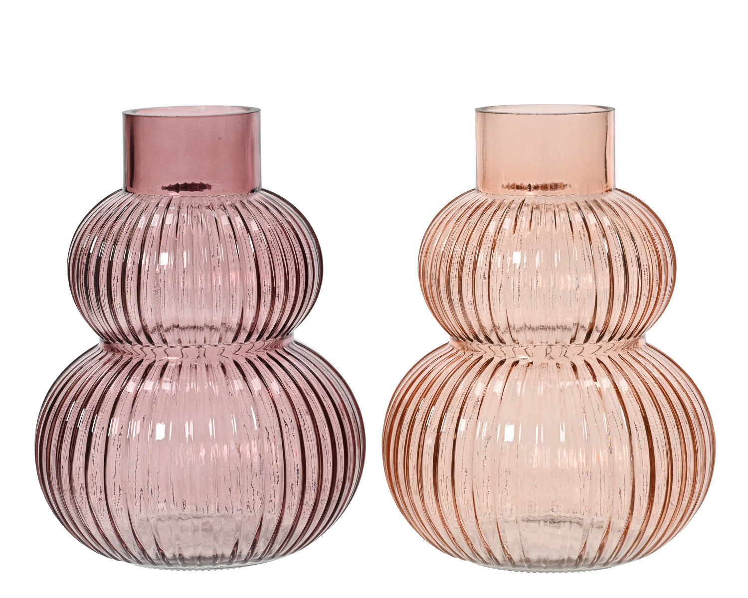 Pink Bubble Vases
