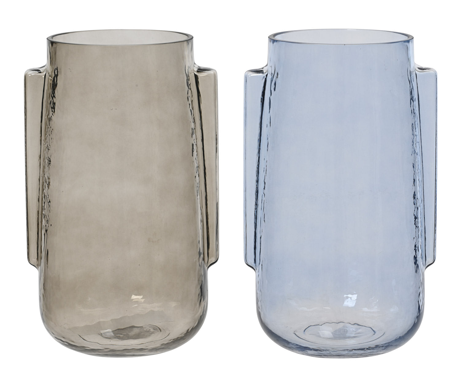 Glass Vase in Smoke Grey or Sky Blue