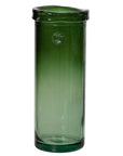 Green Recycled Glass Vase Tall