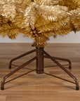 Shimmering Burnished Gold Christmas Tree