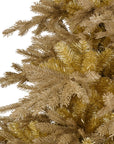 Shimmering Burnished Gold Christmas Tree