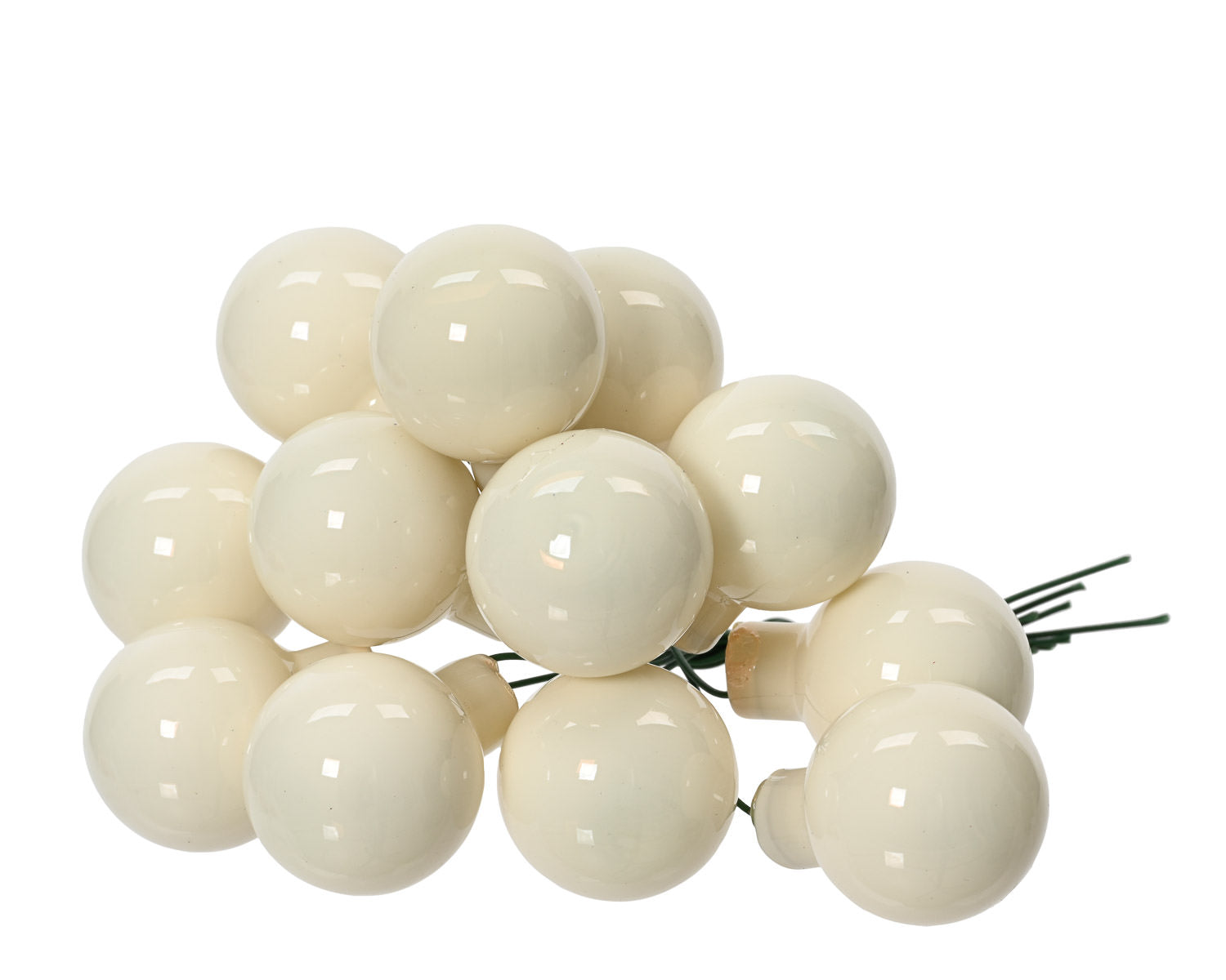 Bubble Bunch Ornaments Matte Winter White