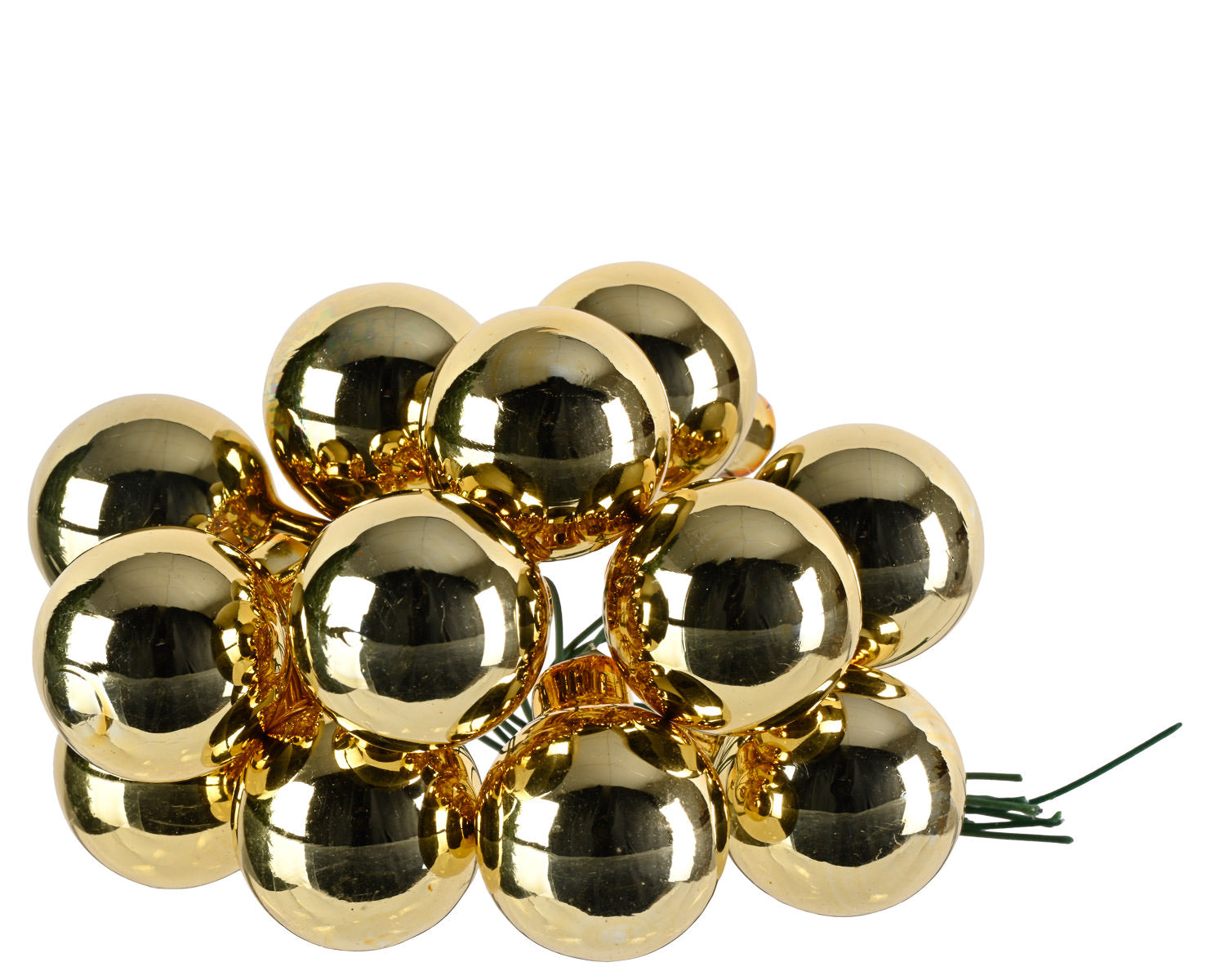 Bubble Bunch Ornaments Metallic Light Gold