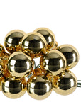 Bubble Bunch Ornaments Metallic Light Gold
