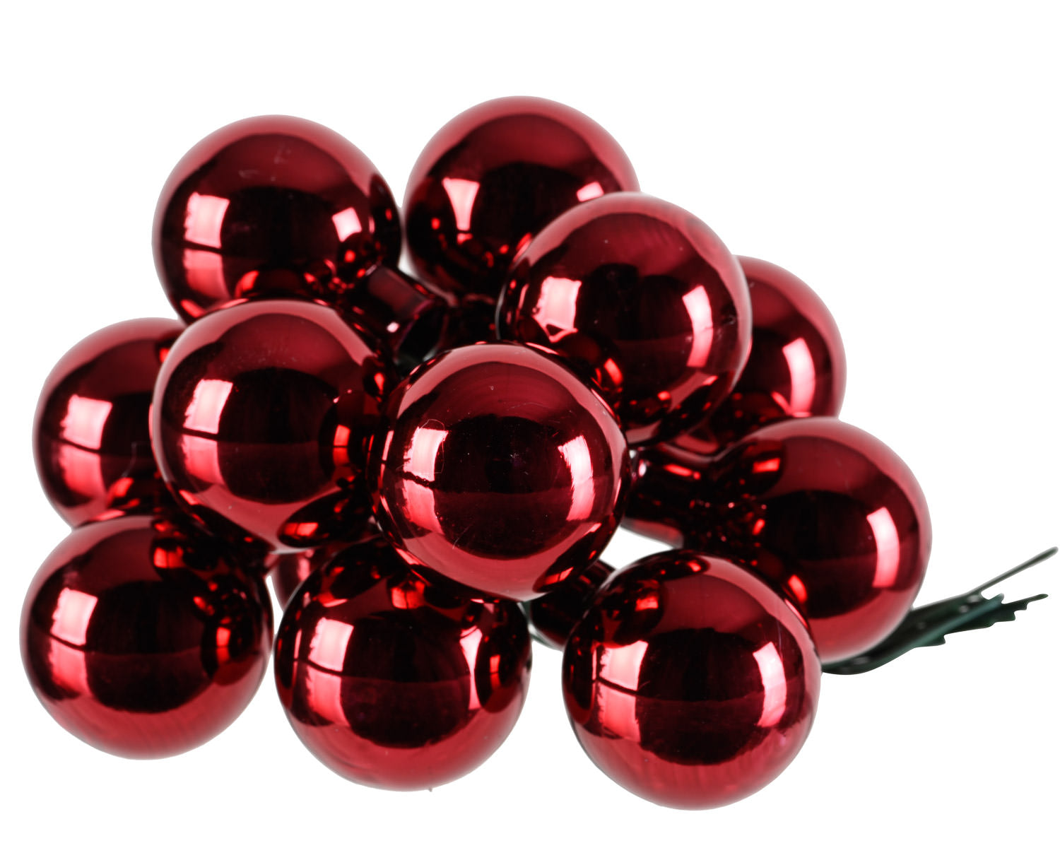 Bubble Bunch Ornaments Metallic Oxblood