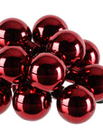 Bubble Bunch Ornaments Metallic Oxblood