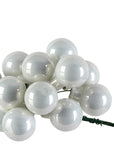 Bubble Bunch Ornaments Metallic Winter White