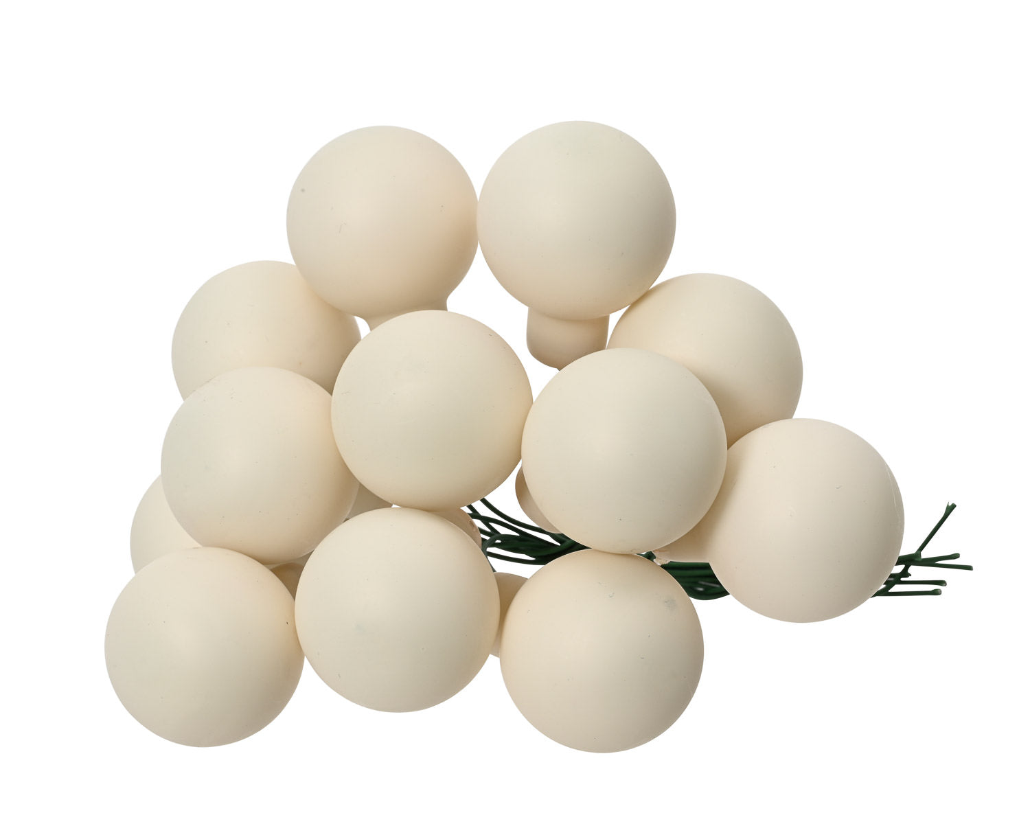 Bubble Bunch Ornaments Matte Wool White